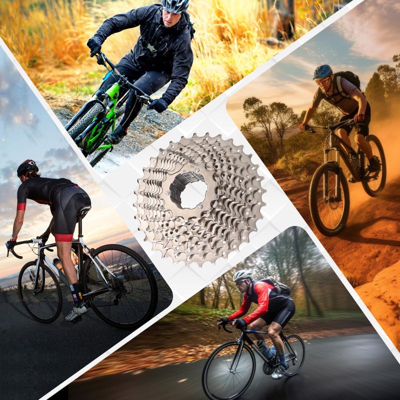 BUCKLOS 8/9/10/11/12 Speed Cassette Ultra-Light 11-25/28/32/34/36/40/42/46/50/52T Bike Cassette Fit Mountain Bike/Road Bike/XC/DH/AM,Compatible with Shimano Sram HG Hub Driverâ€¦ - Image 5