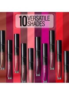 Faces Canada FACES CANADA Comfy Silk Liquid Lipstick Infused With Nourishing Mulberry Oil & Shea Butter, Longwear Transfer Proof Highly Pigmented Lip Color With Smooth Texture, Satin Matte Finish - Zealous Red 10  - Image 5