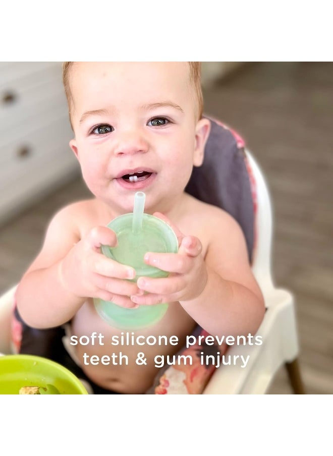 Olababy Olababy Silicone Training Cup with Straw Lid  - Image 5
