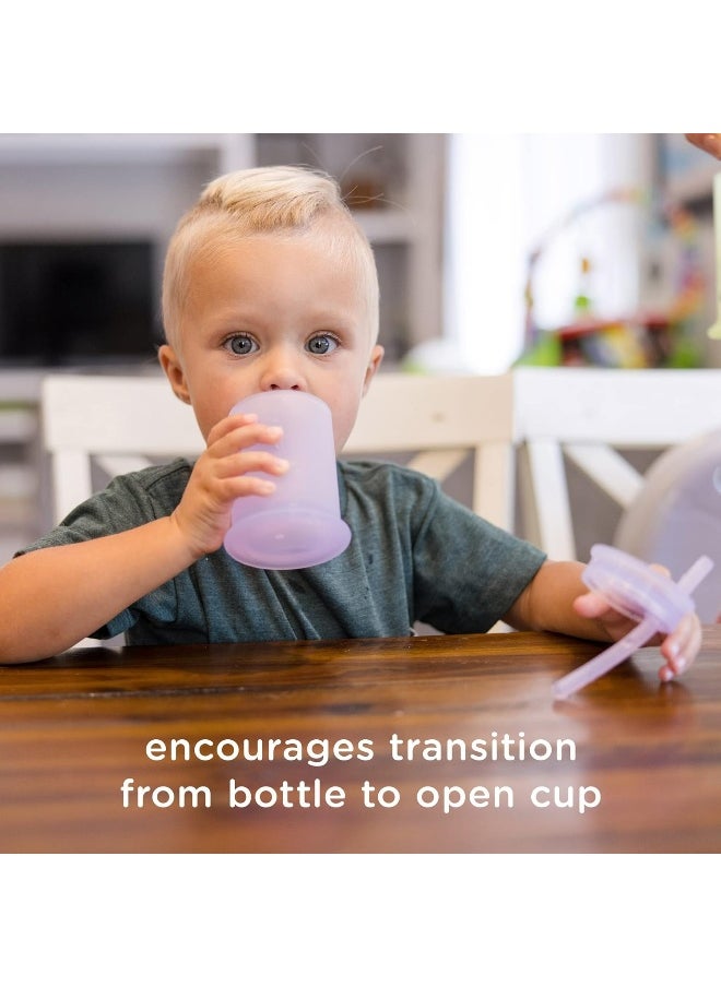 Olababy Olababy Silicone Training Cup with Straw Lid  - Image 4
