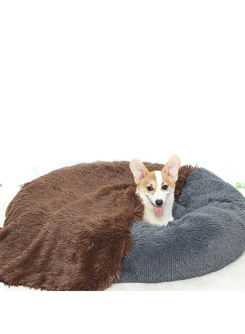 Mei Lifestyle Comfortable Ultra Soft Pet Blanket With Self Warming Soft Cushion with Fleece Hand feel - Image 1