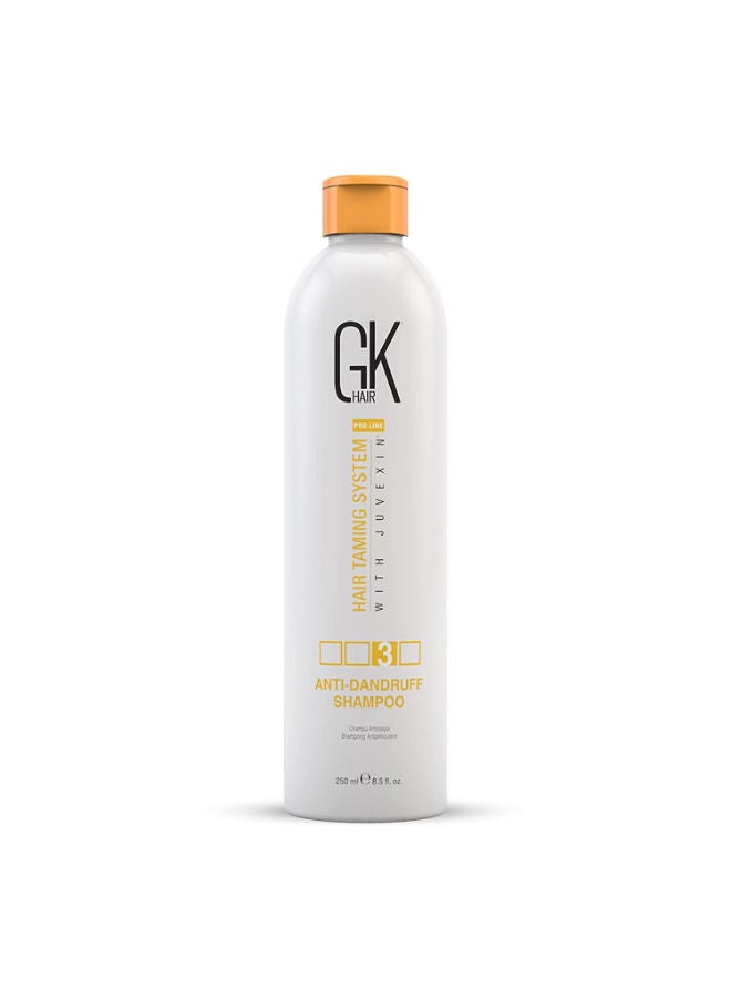GK Hair Anti Dandruff Shampoo 8.5 Fl Oz/250ml Hair Deep Cleansing and Impurities Remover Anti Residue Sulfate Free Shampoo for Dry Damaged Hair for Men and Women - Image 1