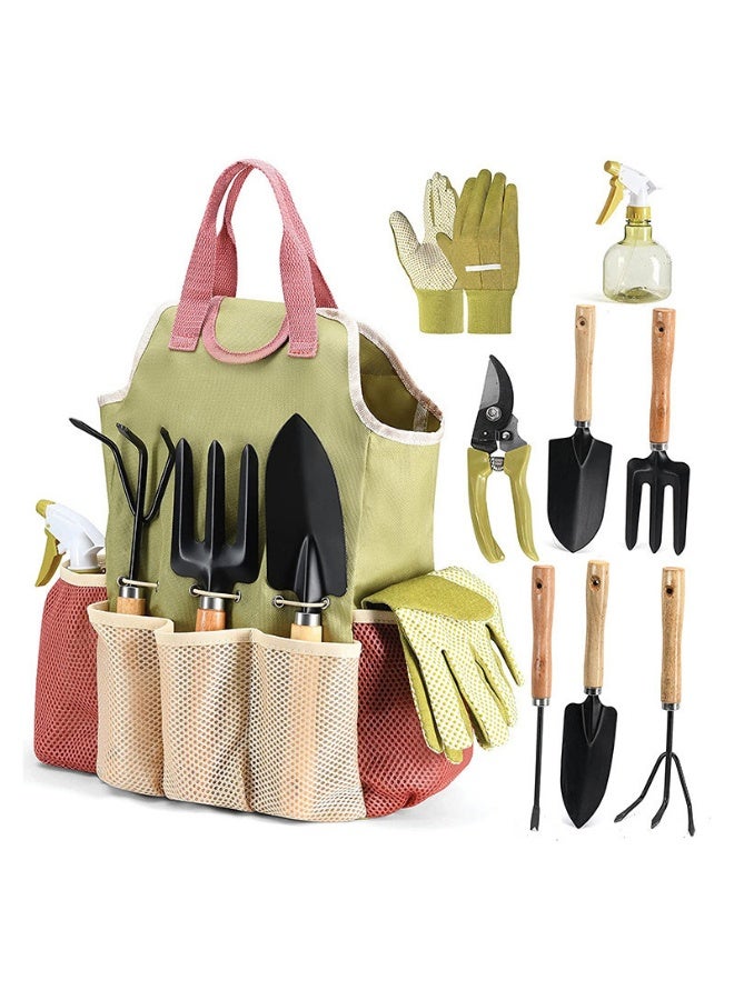 Outdoor Garden Tool Set with Scissors - Gardening Tool Kit Gift