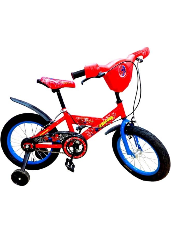 فلاش دراجة أطفال للأولاد مع مصباح ليد وتعمل مع الموسيقى من عجلة ، 3 ألوان للأولاد ، 3 أحجام (أحمر ، 12 بوصة)