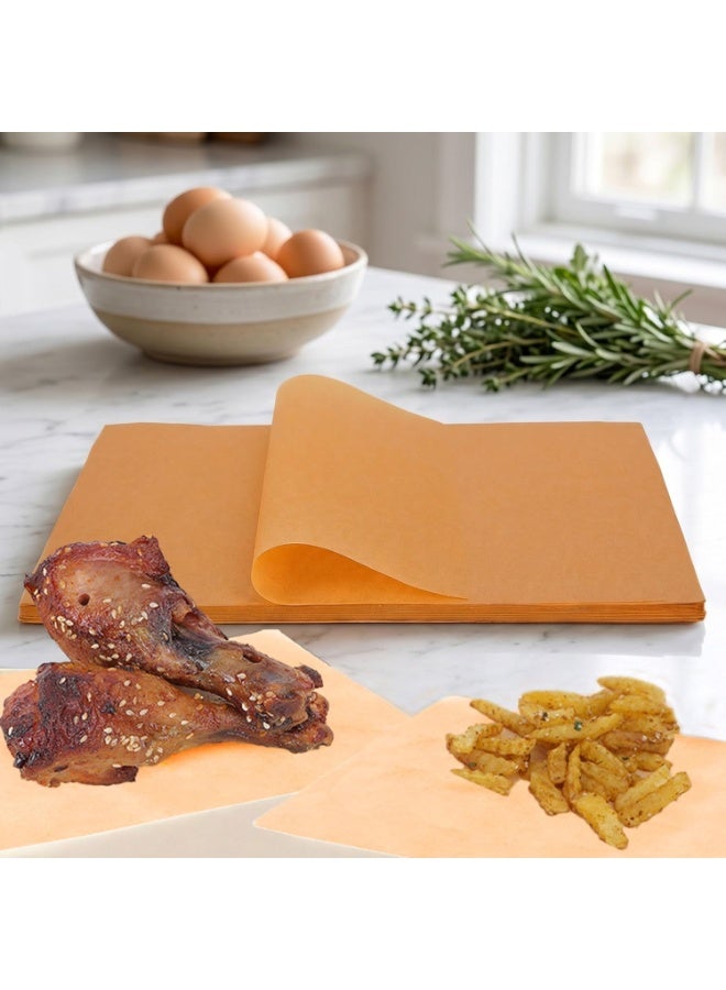 HOMESTAR 100-Pack Pre-Cut Parchment Paper Baking Sheets - 8.7x13 Inch Unbleached Non-Stick, Half Sheet Pan Size - For Baking, Cooking, Grilling, Air Fryer, Steaming, Deep Fryer - Perfect For Home Bakers & Kitchen Enthusiasts - Image 1