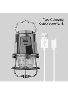 Dratal Dratal Rechargeable USB LED Lantern for Camping Hiking and Emergencies IPX4 Waterproof1200mAh Battery Camping Light for Hurricane HikingBlack  - Image 5