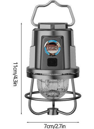 Dratal Dratal Rechargeable USB LED Lantern for Camping Hiking and Emergencies IPX4 Waterproof1200mAh Battery Camping Light for Hurricane HikingBlack  - Image 4