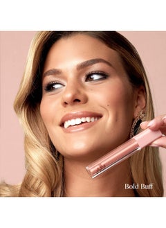 Mally Beauty Mally Beauty Positively Plump Lip Gloss | High-Shine Hydrating Lightweight & Comfortable Wear, Bold Buff  - Image 4