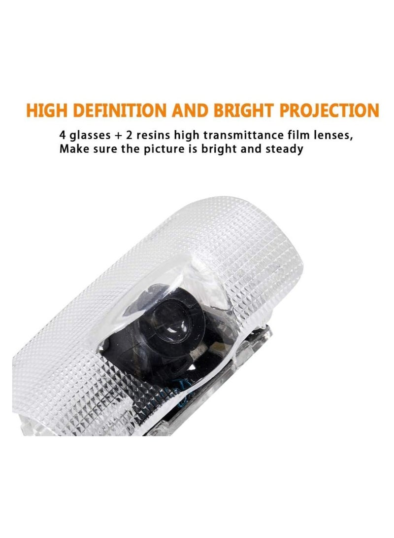 4 Pack LED Car Door Logo Light Projector – White LED Welcome Laser Lights, 3D Logo Door Lights for RX, ES, GX, LS, LX, IS, GS, RC, UX Series Lexus – Courtesy Light Replacement - Image 5