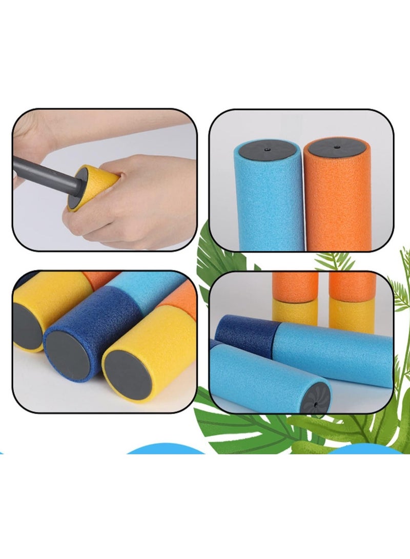 SYOSI Water Blaster Soaker Gun for Kids, 6 Pack Foam Water Squirt Guns Shooter Noodles Pump, Summer Pool Toys for Boys, Girls & Adults Swimming Party Games Outdoor Beach Yard Play Game Toy - Image 4