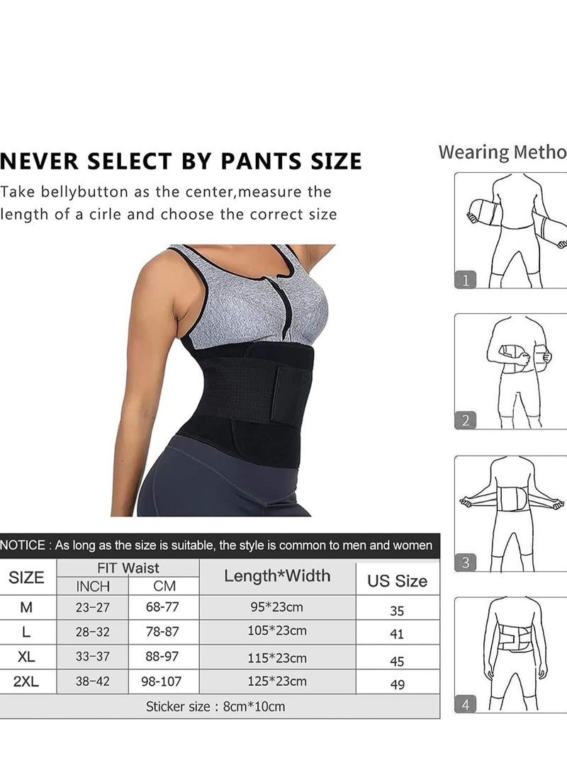 Lumbar Lower Back Brace Support Belt for Pain Relief Herniated Disc Sciatica Scoliosis Slimming Body Shaper, Adjustable Workout Waist Trimmer Women Men Weight Loss M - Image 3