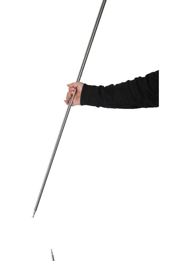 NIBEMINENT Metal Telescopic Magic Stick Silver 5 x 5cm - Image 2