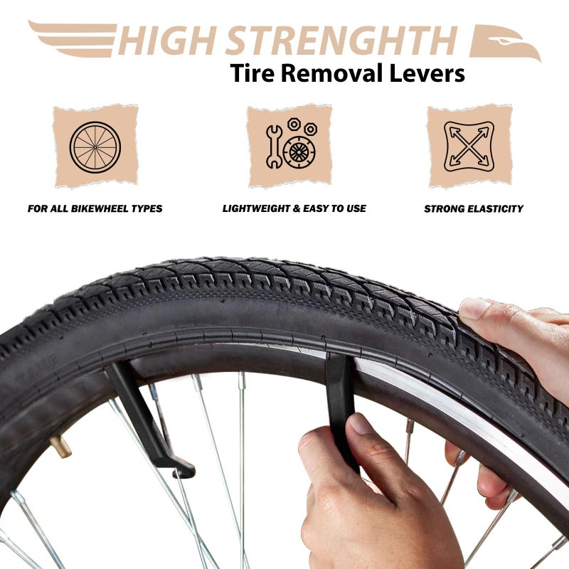 MOHEGIA 27.5-Inch Mountain Bike Tires Set: Mohegia 2-Pack 27.5X2.125 Inch Folding Replacement Bicycle Tires And Inner Tubes With Tire Levers Pair - Image 5