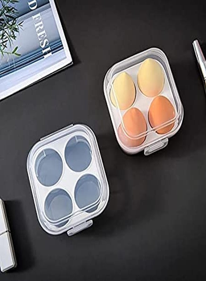 Gold Max Beauty Blender Sponge in A Storage Box,Makeup Cosmetic Puff Makeup Sponge With Storage Box Women Makeup Accessories (4 Pcs IN BOX, Multicolour) - Image 3
