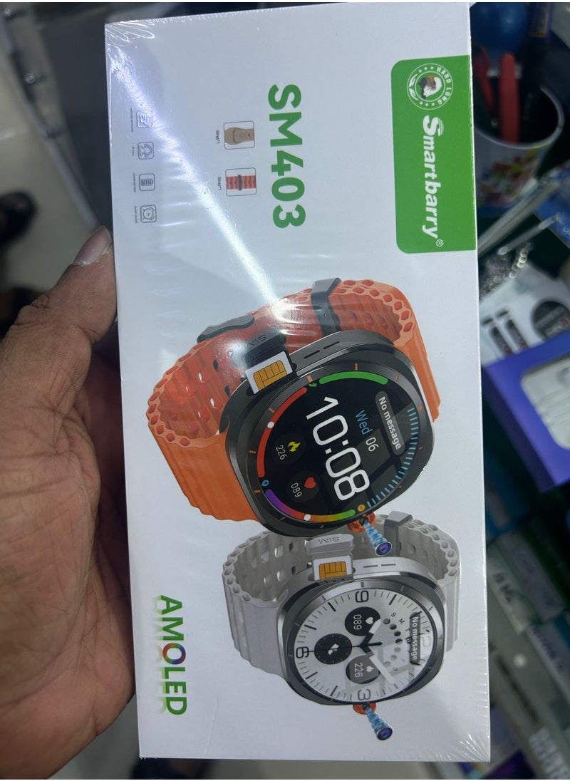 SM 403 Smart Watch with 2.2-inch HD Screen, SIM Card and Camera