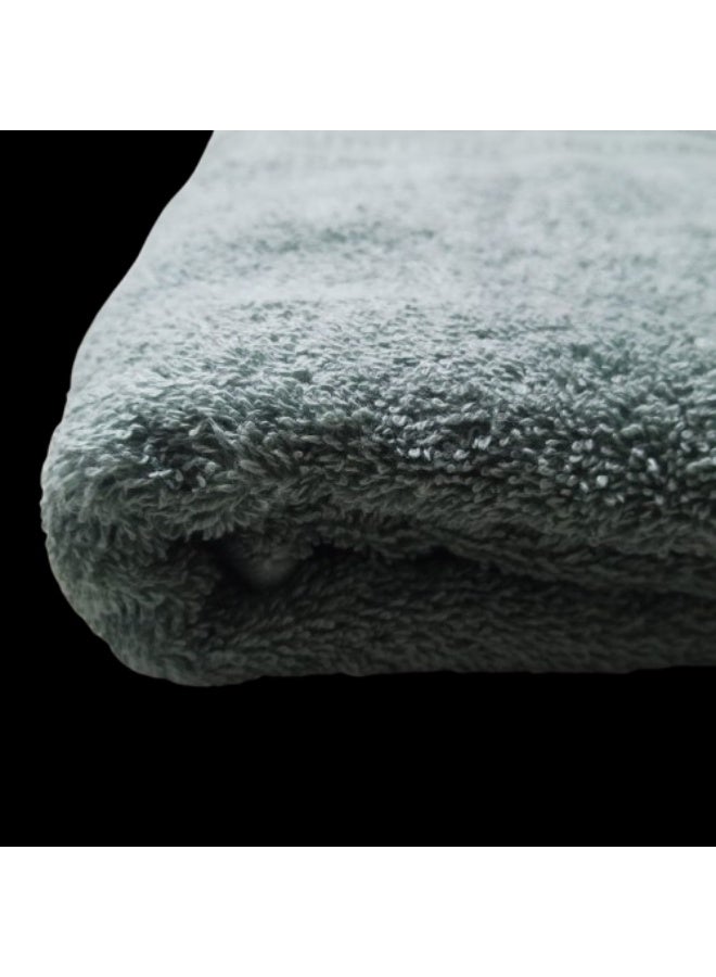 Large cotton towel 90x150 cm light green - Image 2