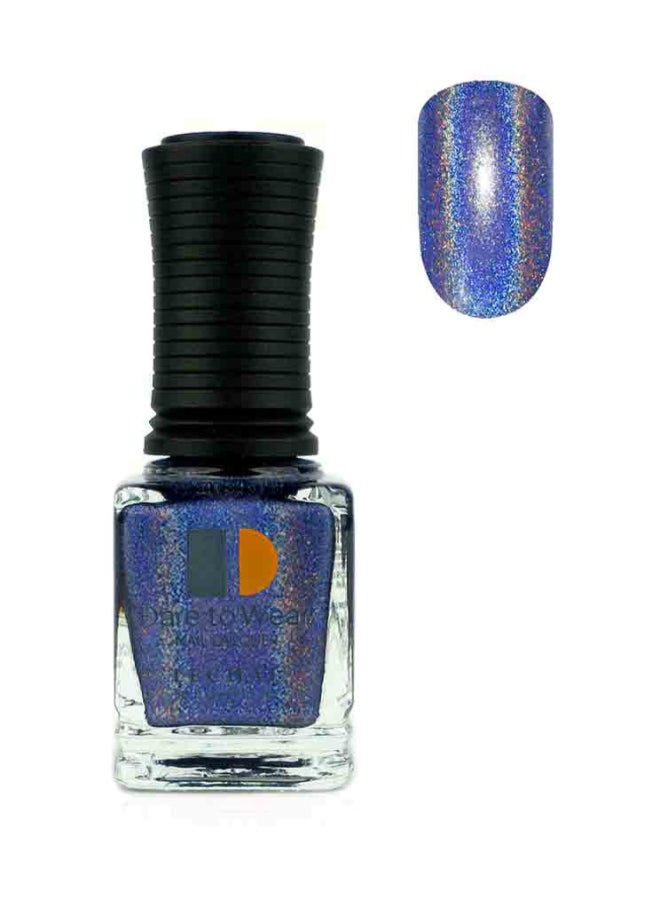Lechat Nail Polish Color Ultramarine Blue Holographic Glitter By Lechat Spectra Gravity Sdw18