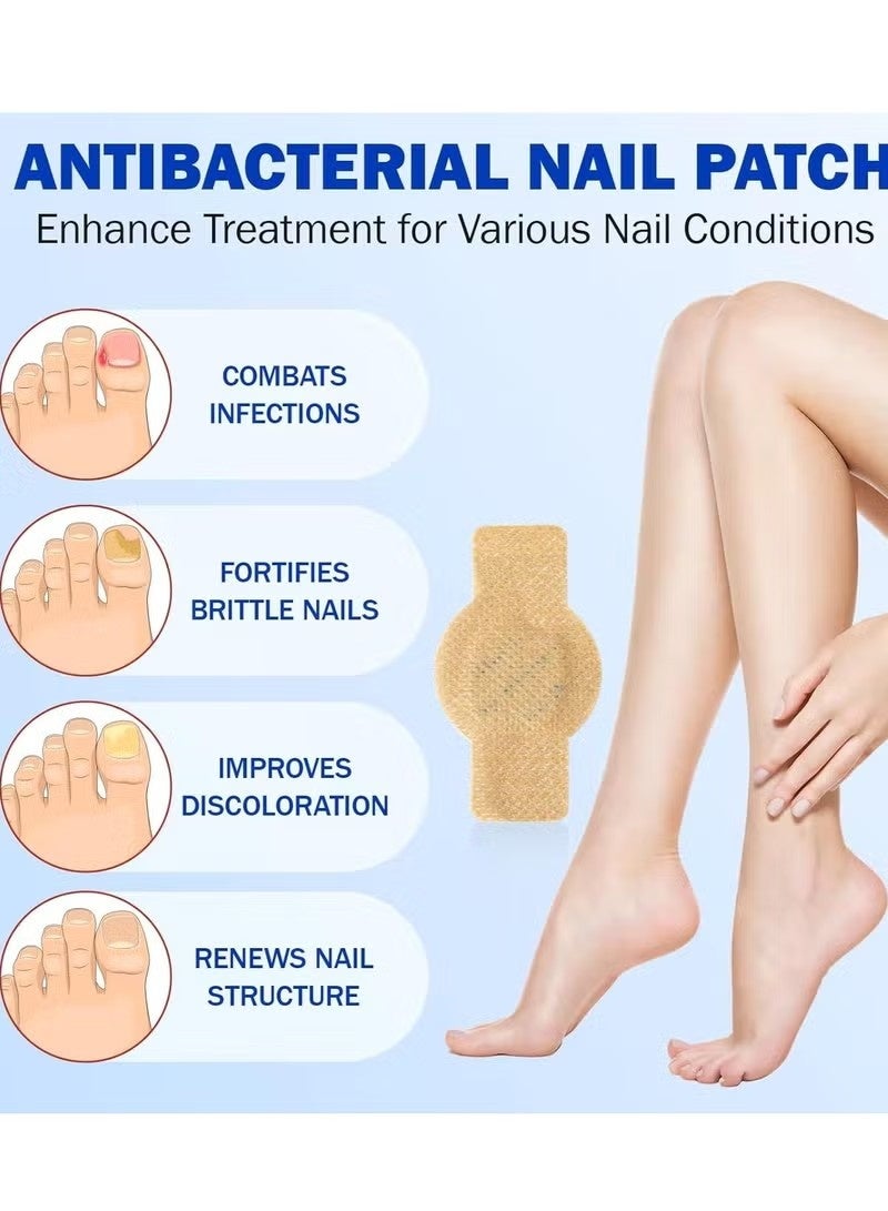 إليمي 21 قطعة فطرية تصحيح الأظافر علاج الأظافر يجدد هيكل الأظافر وتحسين تغير اللون بين عشية وضحاها تصحيح إصلاح الأظافر لضرر فطريات الأظافر 8 ساعات تجديد الليل فطرية تصحيحات الأظافر - Image 3