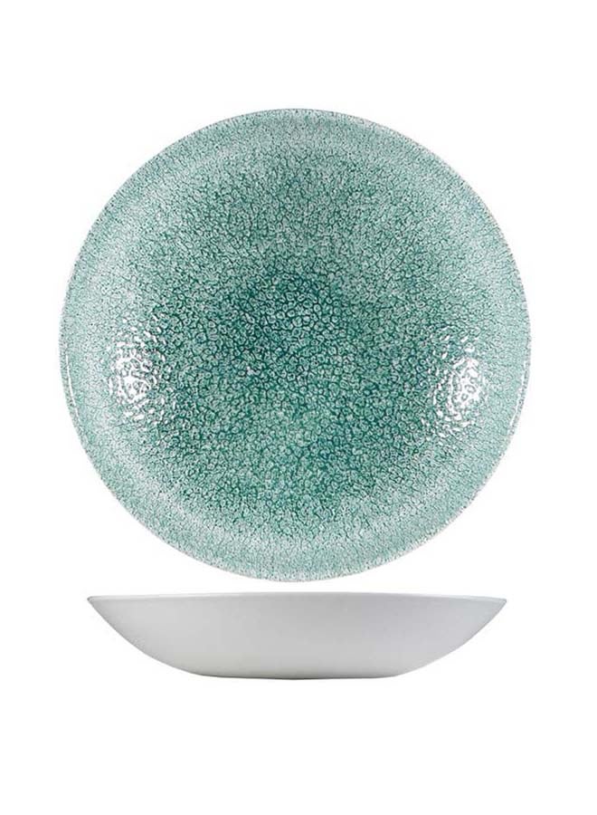 Raku Jade Green Evolve Coupe Bowl 18.2 Cm 42.6 Cl