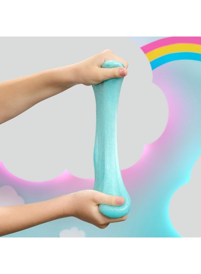 إلمرز مجموعة نيون سكاي سلايم، تتضمن مستلزمات السلايم غراء سائل شفاف ملون، منشط سلايم مقرمش، منشط سلايم بالكرز والليمون، 4 قطع - Image 5