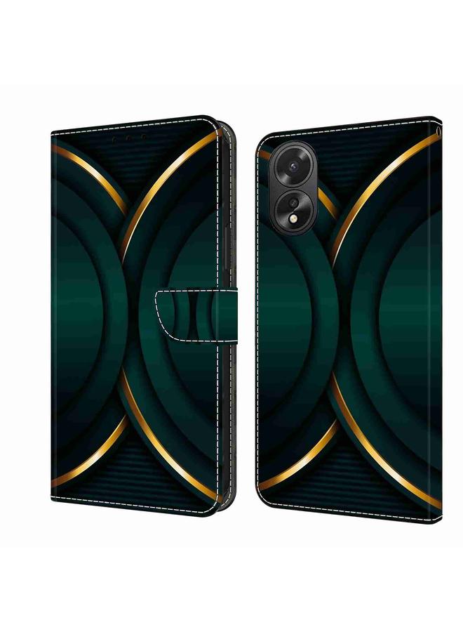اس-توب جراب هاتف OPPO A38 4G Crystal 3D جراب هاتف جلدي واقي مقاوم للصدمات - Image 1
