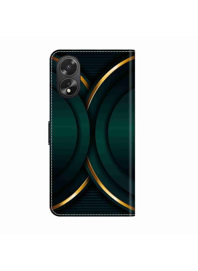 اس-توب جراب هاتف OPPO A38 4G Crystal 3D جراب هاتف جلدي واقي مقاوم للصدمات - Image 3