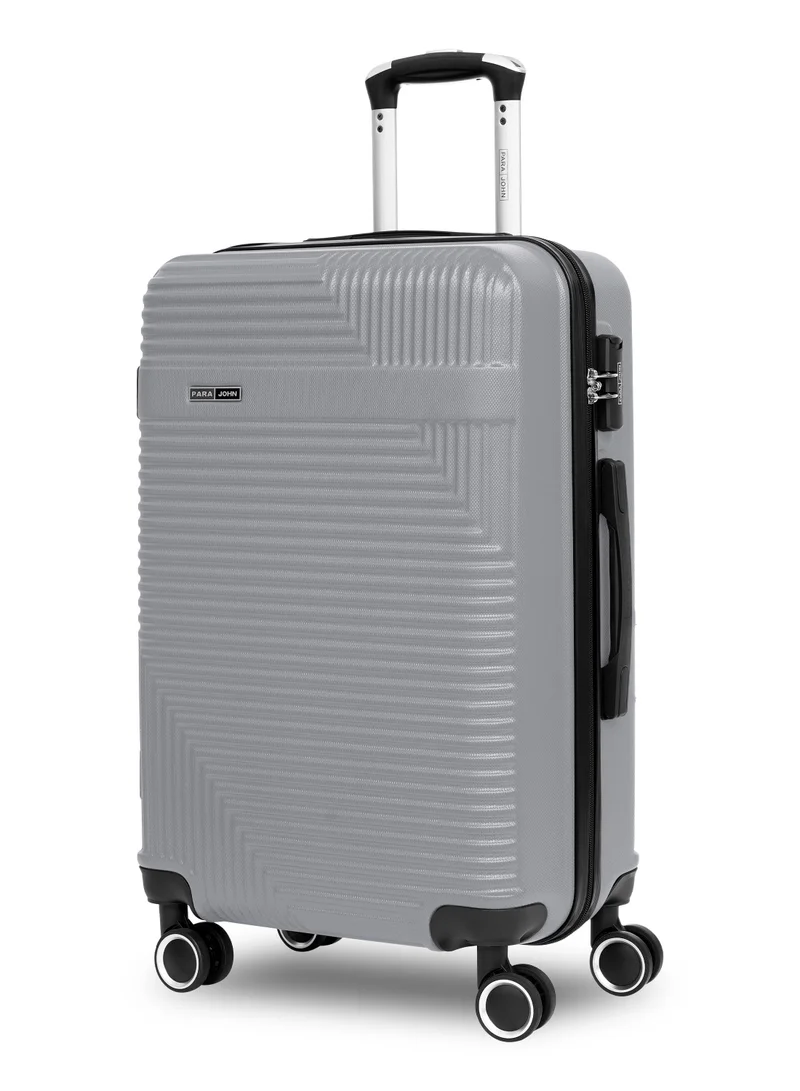 Cabin Size Lightweight ABS Hardside Spinner Luggage Trolley -20 Inch | Carrying 10KG 8 Wheel Hardshell Suitcase Silver
