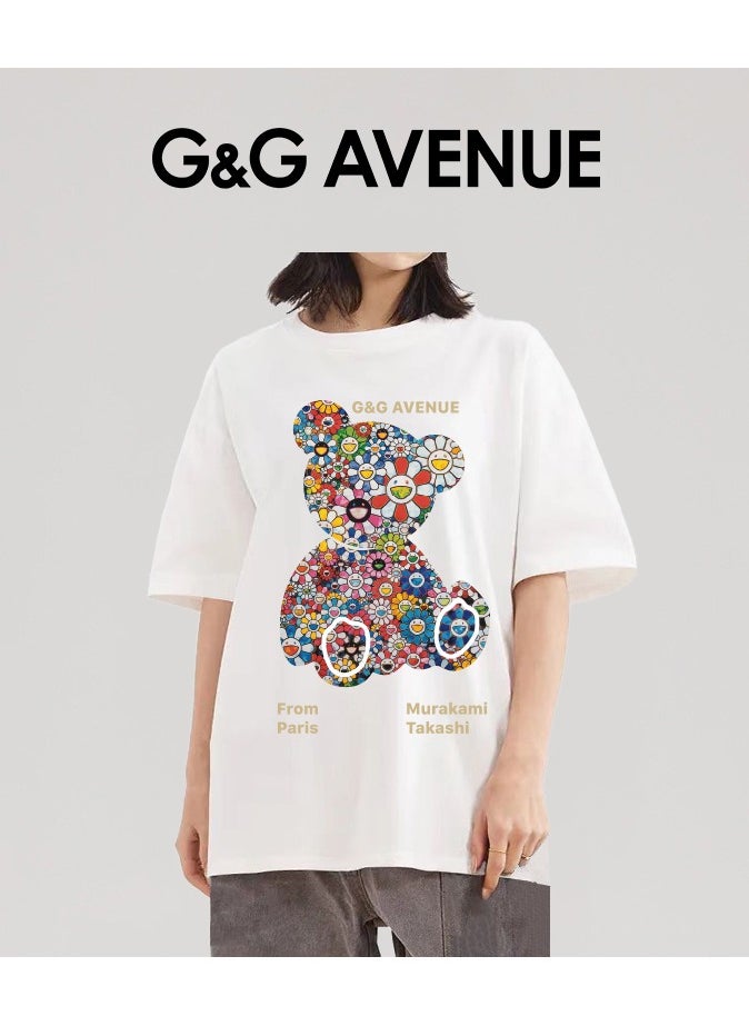 G&G AVENUE - Heavy cotton fabric 1-piece T-shirt Men's Dry Work Shirt Moisture wicking Active Sports Men's Gym Performance T-shirt Oversized - Image 1
