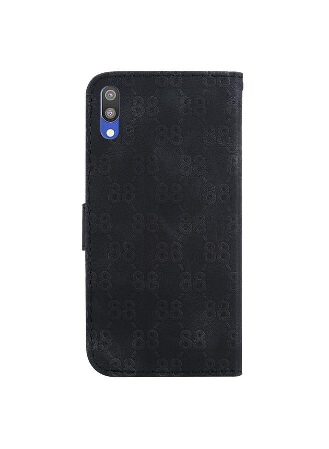 S-TOP Case For Samsung Galaxy A10 / M10 Double 8-shaped Embossed Leather Phone Case - Image 3