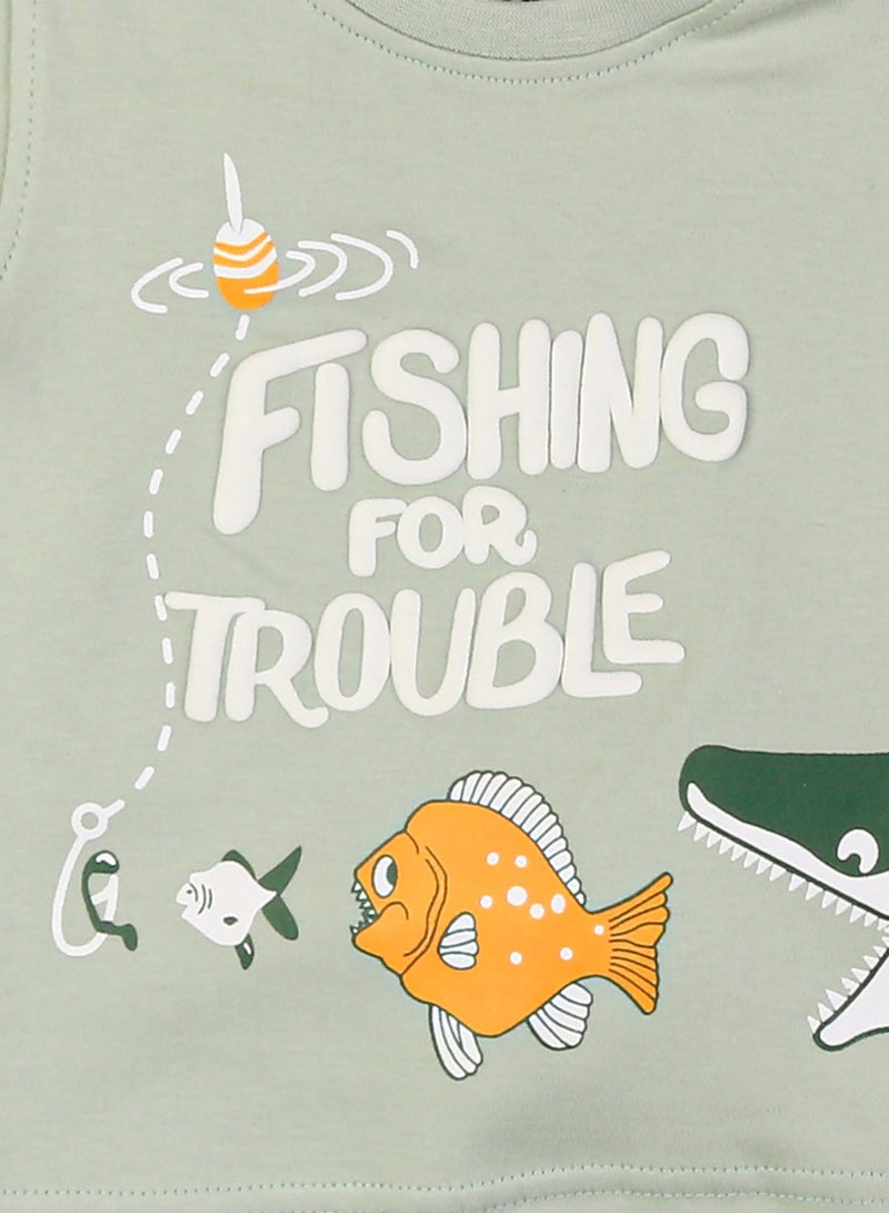 Zercon Summer Pajama Set for Newborn Baby Boys - Summer Set for Baby Boys - Image 2