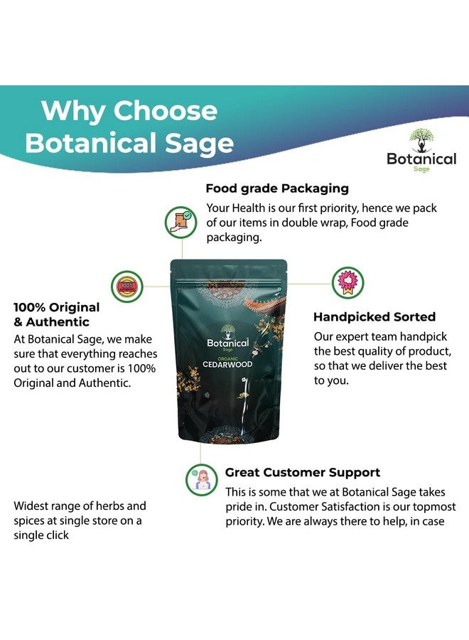 Botanical Sage- Cedarwood 500g | Prevents hair loss | Good for skin| Selected | Extra Cleaned - Image 4