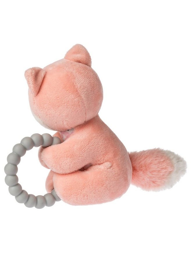 Mary Meyer Soft Baby Rattle With Soothing Teether Ring, 6-Inches, Sweet-N-Sassy Fox  - Image 3