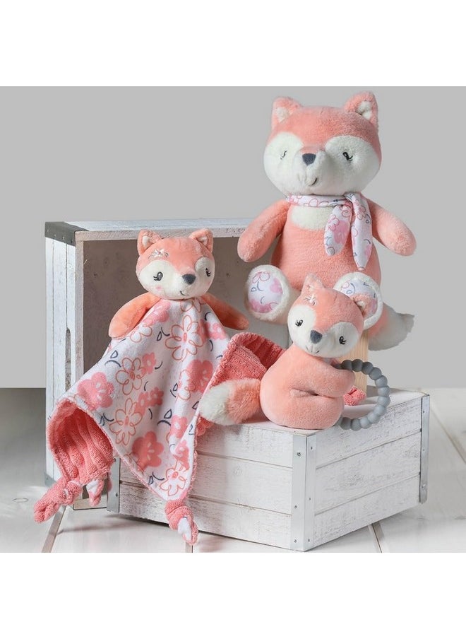 Mary Meyer Soft Baby Rattle With Soothing Teether Ring, 6-Inches, Sweet-N-Sassy Fox  - Image 4