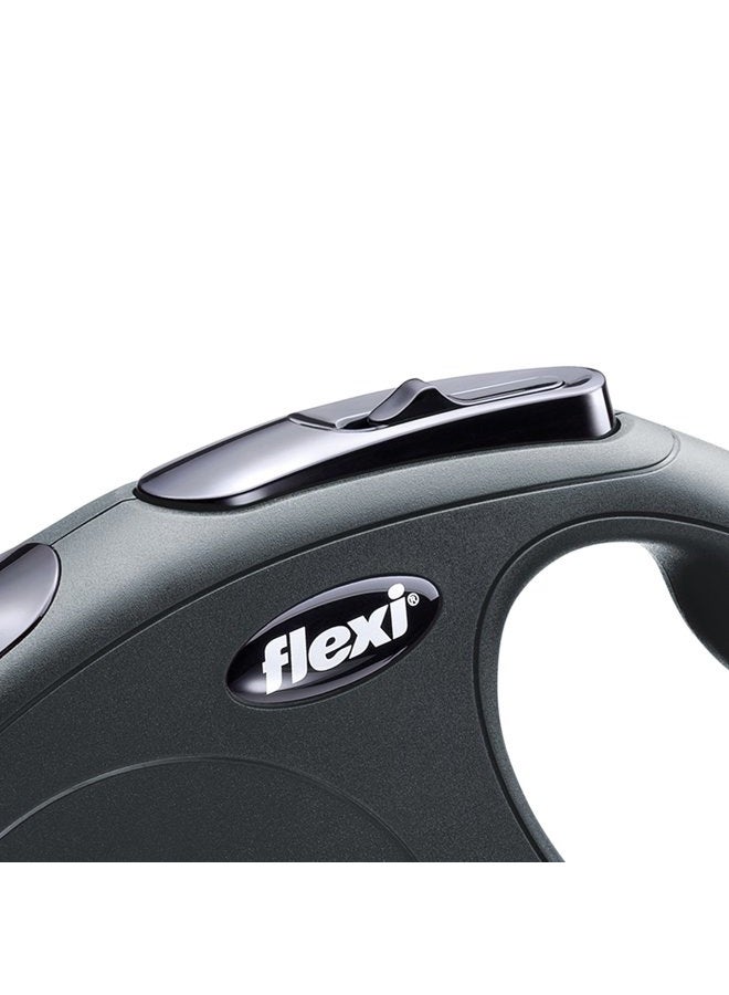 Flexi New Classic Retractable Dog Leash (Cord), 26 ft, Medium, Black - Image 2