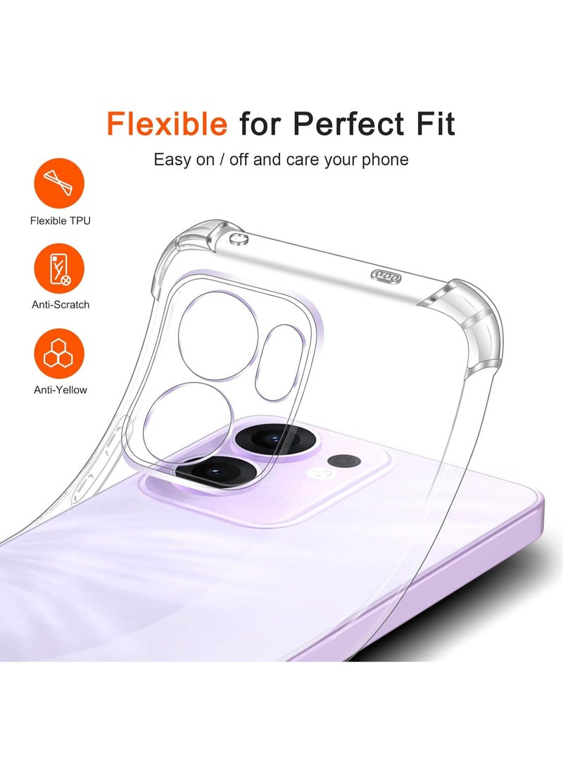 Generic Shockproof Transparent Case Compatible with Oppo Reno 13F  - Image 2