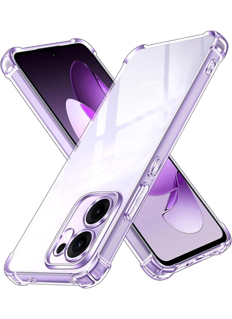 Generic Shockproof Transparent Case Compatible with Oppo Reno 13F  - Image 1