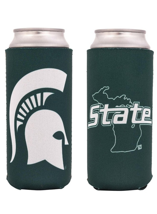 ديزرت كاكتوس حافظة مشروبات عازلة من ديزرت كاكتوس، جامعة ولاية ميشيغان، عبوة من قطعتين، حامل مشروبات رغوي، سبارتانز، جامعة ولاية ميشيغان (عبوة من قطعتين) - Image 1