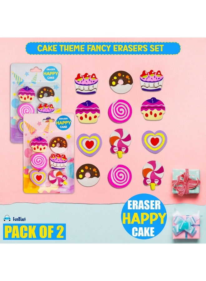 فنبلاست ممحاة فن بلاست للأطفال - مجموعة من 12 ممحاة أنيقة بطابع الوجبات السريعة والآيس كريم، مجموعة ممحاة كهدية، أدوات مكتبية كاواي، ممحاة مطاطية للأطفال، مجموعة أدوات مكتبية للأطفال - Image 4