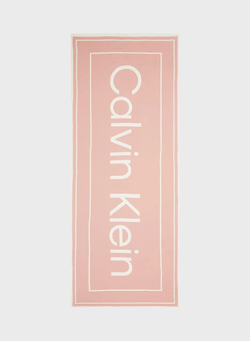 CALVIN KLEIN Logo Jq Scarf
