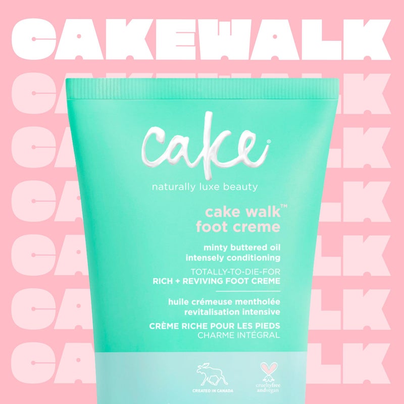 Cake Beauty Walk Triplemint Foot CrÃ¨me, 3.5 Fluid Ounce - Image 2