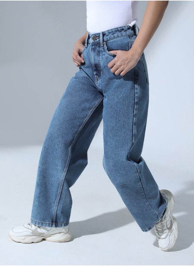 Hubberholme Indigo Jeans For Women  - Image 2