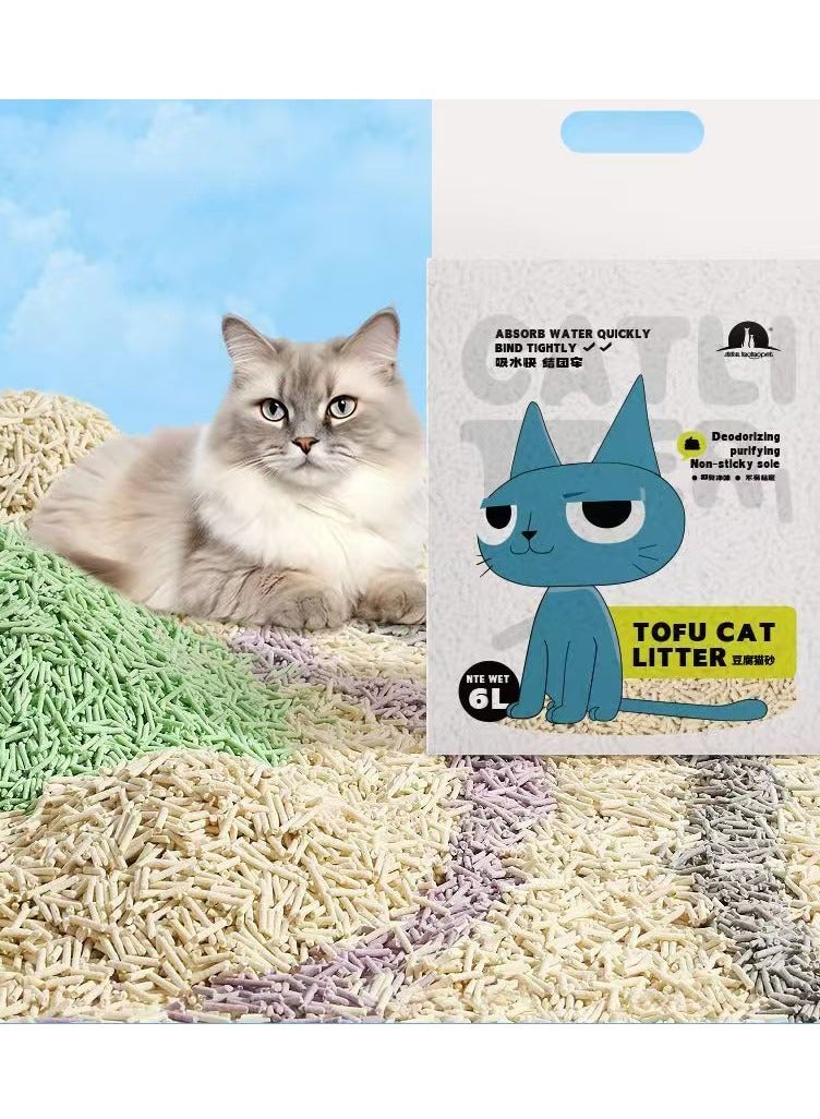 CityRiya-Long Cat Litter, Clumping Cat Litter Natural Ingredients, 2 Packs 12L Low Dust Superior Odor Control Cats Litters, Kitty Litters, Hard Clumping Moisture Absorbing Clay Multi Cats Litter (Lavender)  - Image 5