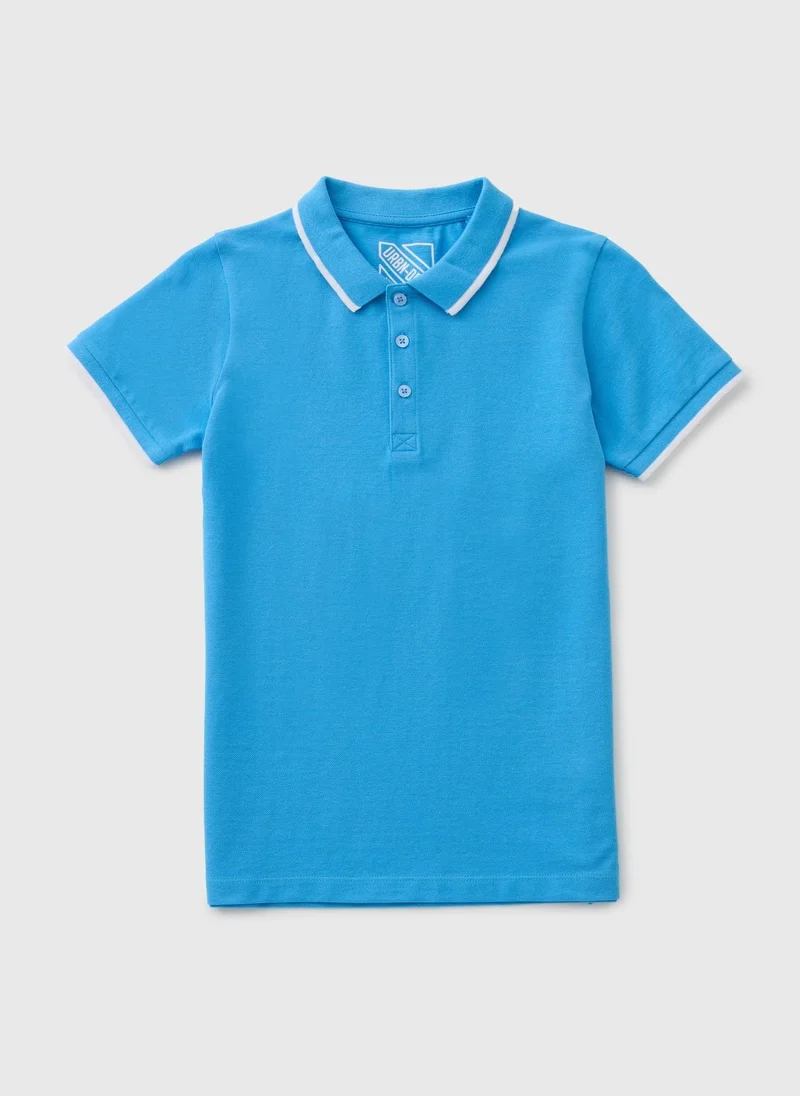 Matalan Boys Blue Casual Polo Shirt