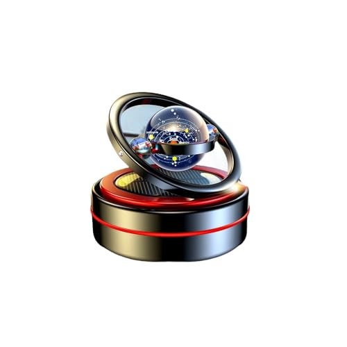 EAONITU Car Decoration Gift Ideas Solar Fidget Spinner Solar Spin Car Dashboard Nifty Gadget Decorations Automotive Interior Decoration Gifts BlackUniverse