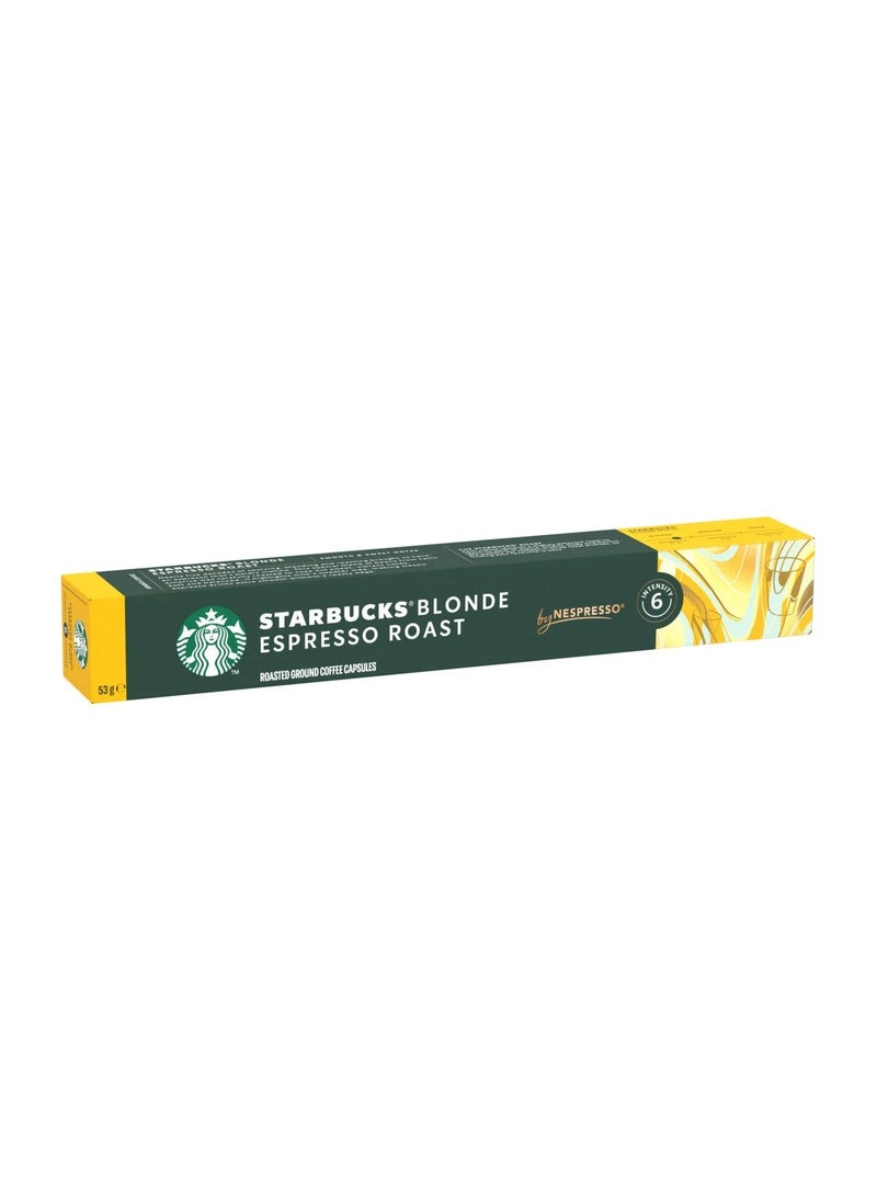 Starbucks Blonde Espresso Roast Capsules 10 Pack - Image 5