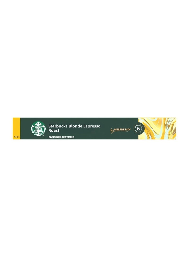 Starbucks Blonde Espresso Roast Capsules 10 Pack - Image 4