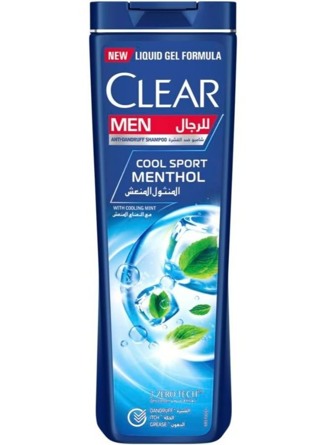 Clear Men's Anti-Dandruff Shampoo Cool Sport Menthol, 400ml - Image 1