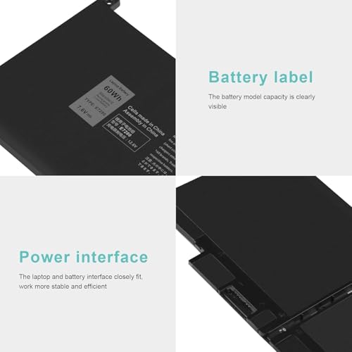 WeFly Laptop Battery for Dell Latitude 7280 7290 7480 7490 7380 7390 F3YGT DM3WC 0DM3WC 2X39G 0F3YGT DM6WC - Image 5