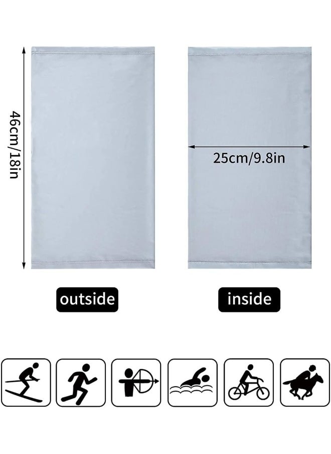 ECVV - 3 Pack Neck Gaiter Summer Fishing Face Mask Scarf Reusable UV Protection Headwear Breathable Face Cover Scarf for Cycling Skiing Fishing Hiking - Image 1