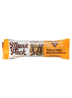 Munk Pack Munk Pack, Nut & Seed Bar, Peanut Butter Dark Chocolate, 1.23 oz (35 g)  - Image 1